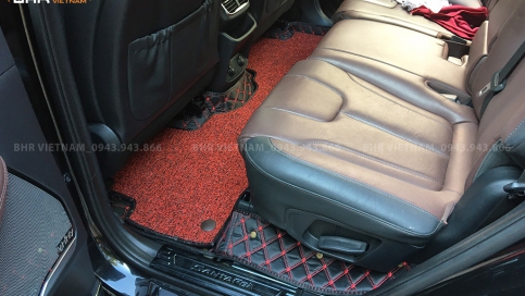 Thảm lót sàn ô tô 5D 6D Hyundai Santafe giá gốc tận xưởng, bảo hành trọn đời
